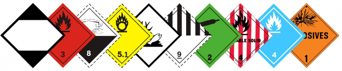 Beispiele von Gefahrgutkennzeichen Beispiele von Gefahrgutkennzeichen
